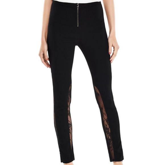 HAUTE HIPPIE SKINNY W/ LACE SIDE INSERTS 495.00 (4